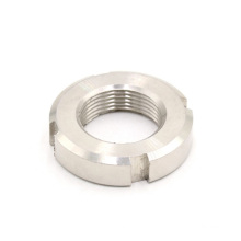 High performance fasteners m6 m8 stainless steel round slotted nut